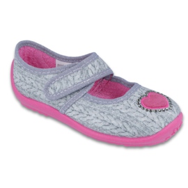 Chaussures pour enfants Befado 945Y326 gris rose