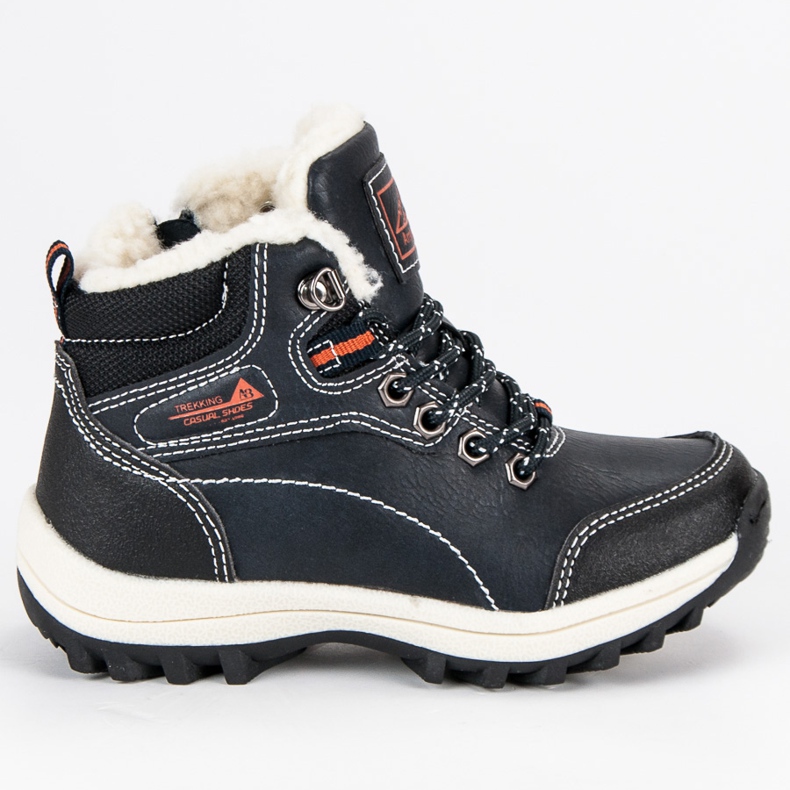 Arrigo Bello Chaussures pour garçons en peau de mouton bleu Arrigo Bello Chaussures pour garçons en peau de mouton bleu