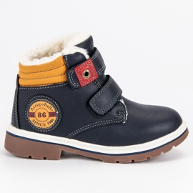 Arrigo Bello Velcro Trappers bleu