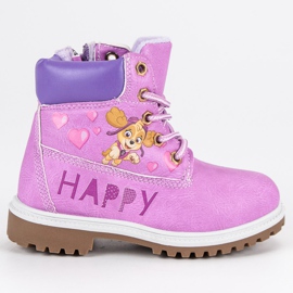 Patrouille chien trappeur violet
