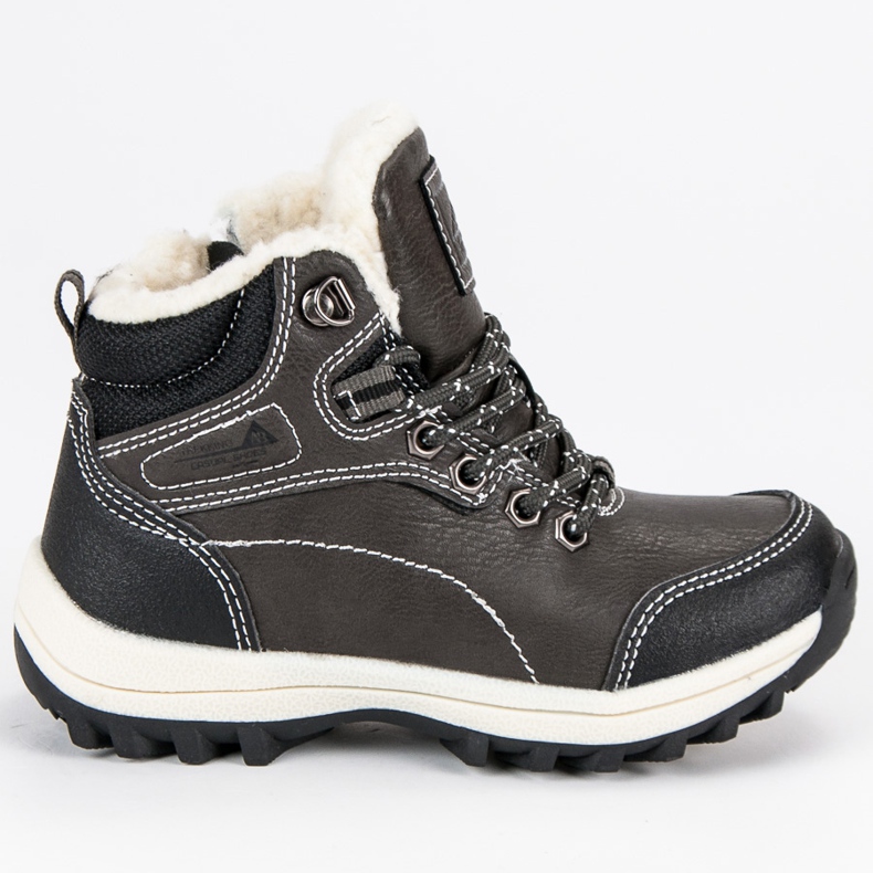 Arrigo Bello Chaussures pour garçons en peau de mouton gris