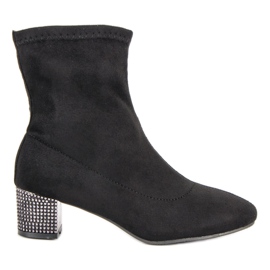 Kylie Bottes à enfiler noires le noir