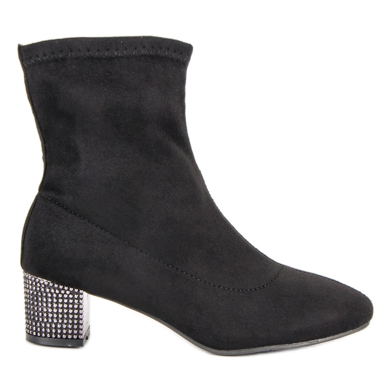 Kylie Bottes à enfiler noires le noir