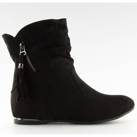 Bottes femme noires VQ-362 noir le noir