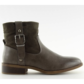 Bottes pour femmes 1004-PA kaki marron brun