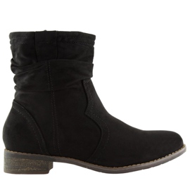 Noir Bottines noires femme 99-135 Noir le noir