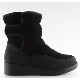 Bottes fourrées noires pour femmes F176P noires II-GAT le noir
