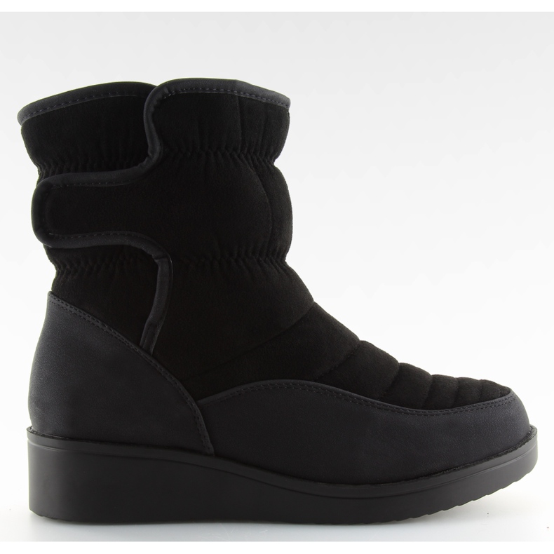 Bottes fourrées noires pour femmes F176P noires II-GAT le noir