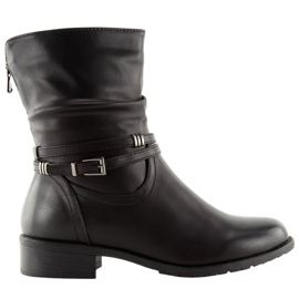 Bottes noires pour femmes noires 8232-3 Noir le noir