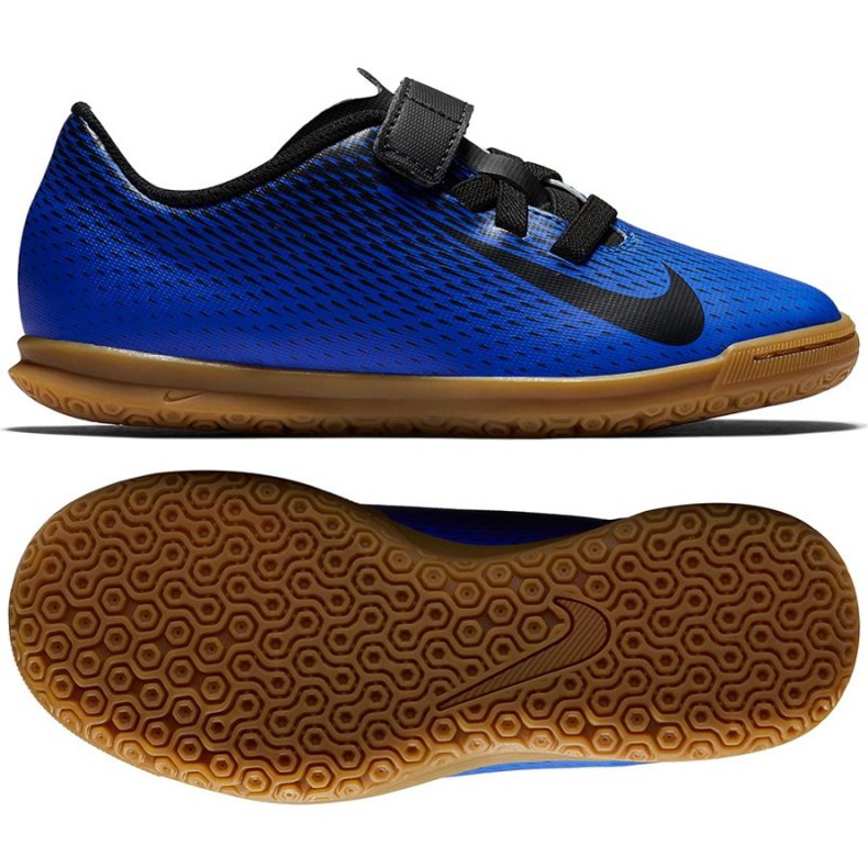 Chaussures d'intérieur Nike Bravatia Ii V Ic Jr 844439-400 bleu bleu