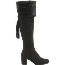 Bottines en daim noir Filippo 514