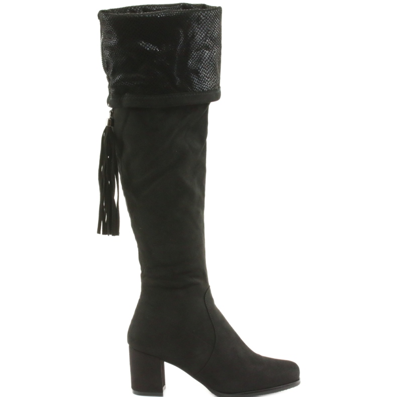 Bottines en daim noir Filippo 514 le noir