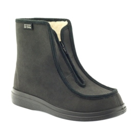 Chaussures de santé Befado, chaussons chauds Dr.Orto 996M008 gris