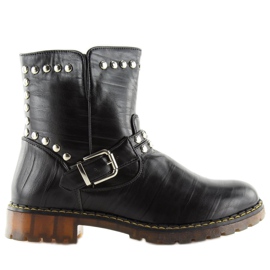 Bottes militaires noires A-30 Noir