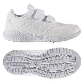 Chaussures Adidas Alta Run Cf Jr BA7902 blanc