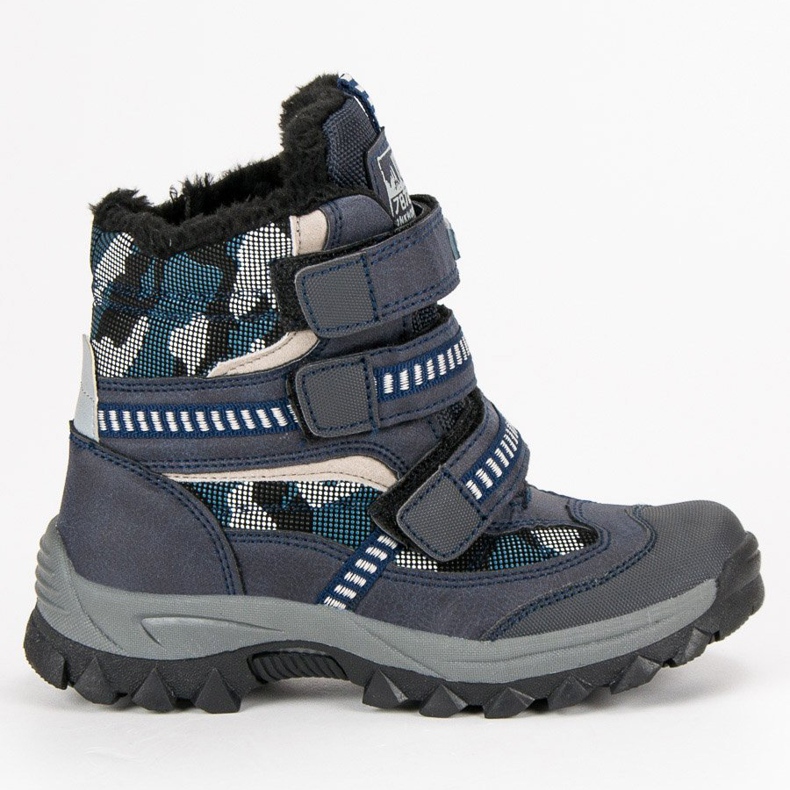 American Club Bottes de neige américaines bleu