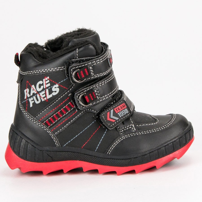 American Club Chaussures américaines isolées le noir