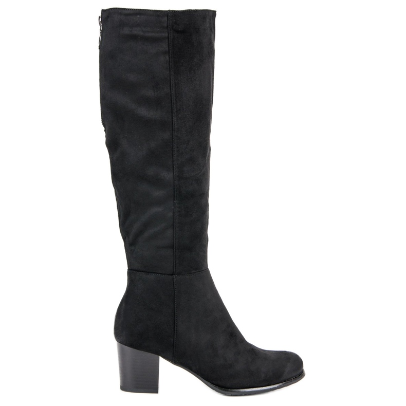Bottines en daim VINCEZA le noir