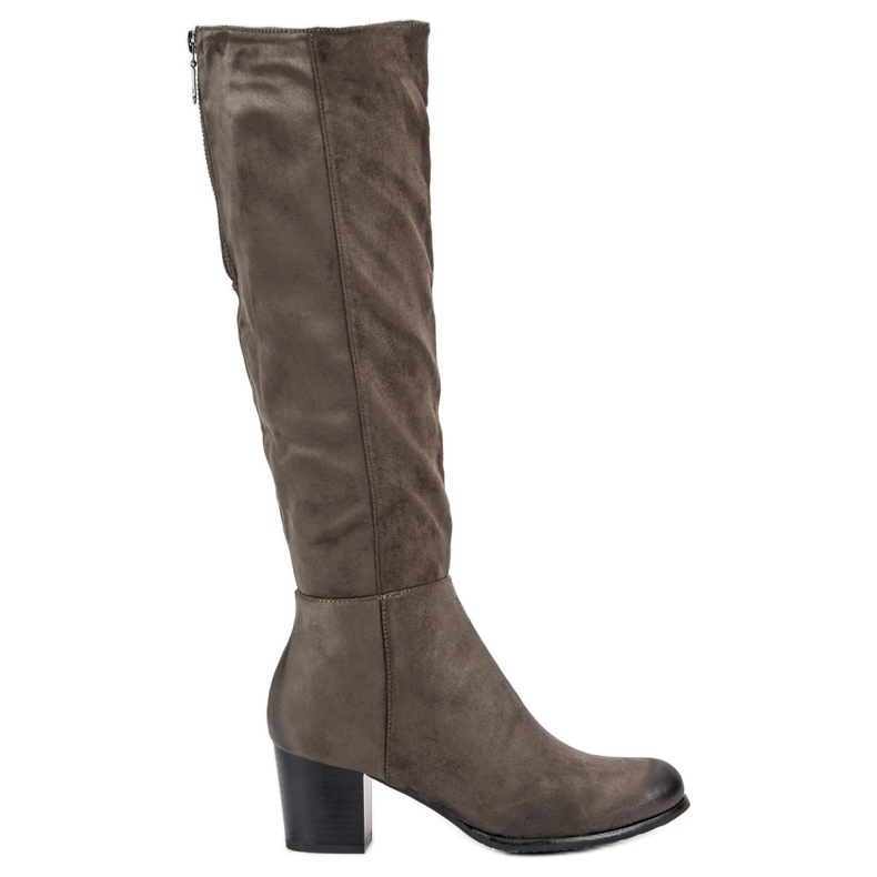 Bottines en daim VINCEZA vert