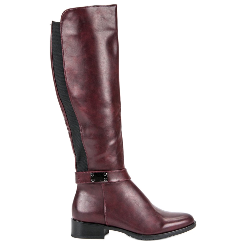 Bottines bordeaux VINCEZA rouge