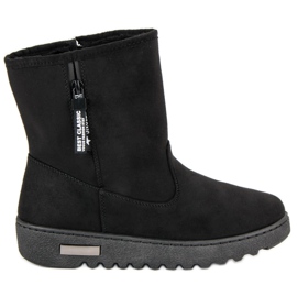 Mckeylor Bottes en daim chaudes le noir