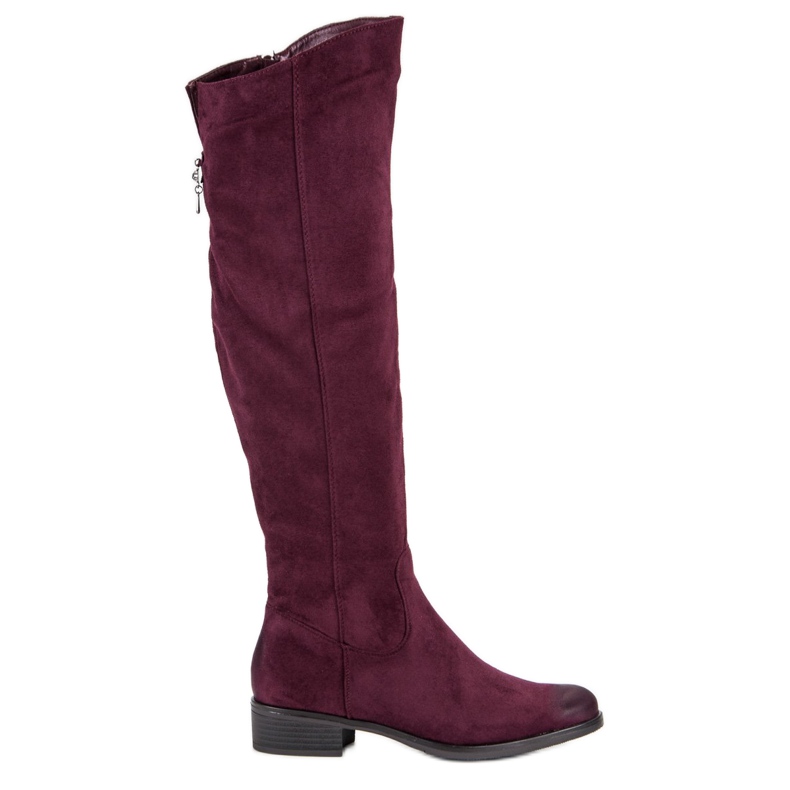 Bottines bordeaux VINCEZA rouge
