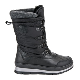Mckeylor Bottes de neige noires à la mode le noir