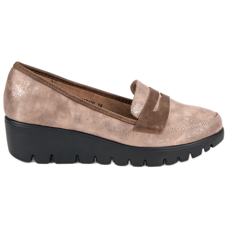 Kylie Mocassins compensés beige Kylie Mocassins compensés beige