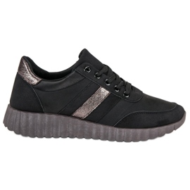 Kylie Baskets mode noires le noir