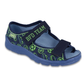 Chaussures pour enfants Befado 969Y124 vert bleu marin Chaussures pour enfants Befado 969Y124 vert bleu marin