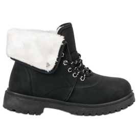 Trappeurs noirs avec fourrure