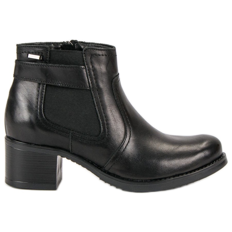 Bottines Chelsea en cuir VINCEZA le noir Bottines Chelsea en cuir VINCEZA le noir