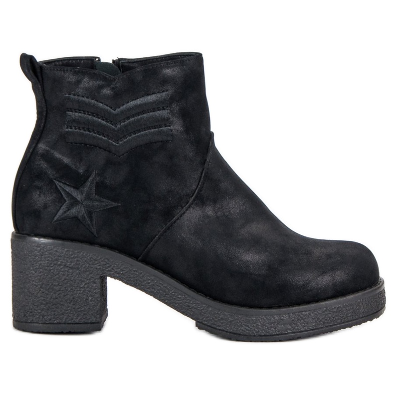 Kylie Bottes militaires pour femmes le noir