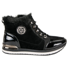 Aclys Baskets nouées à la mode noir