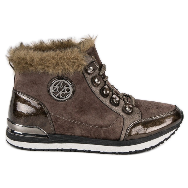 Aclys Baskets nouées à la mode brun