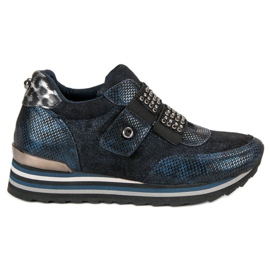 Aclys Bottes et baskets bleu multicolore