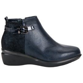 Kylie Bottes bleu marine confortables avec isolation