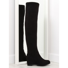 Bottines compensées noires 0-68 noir