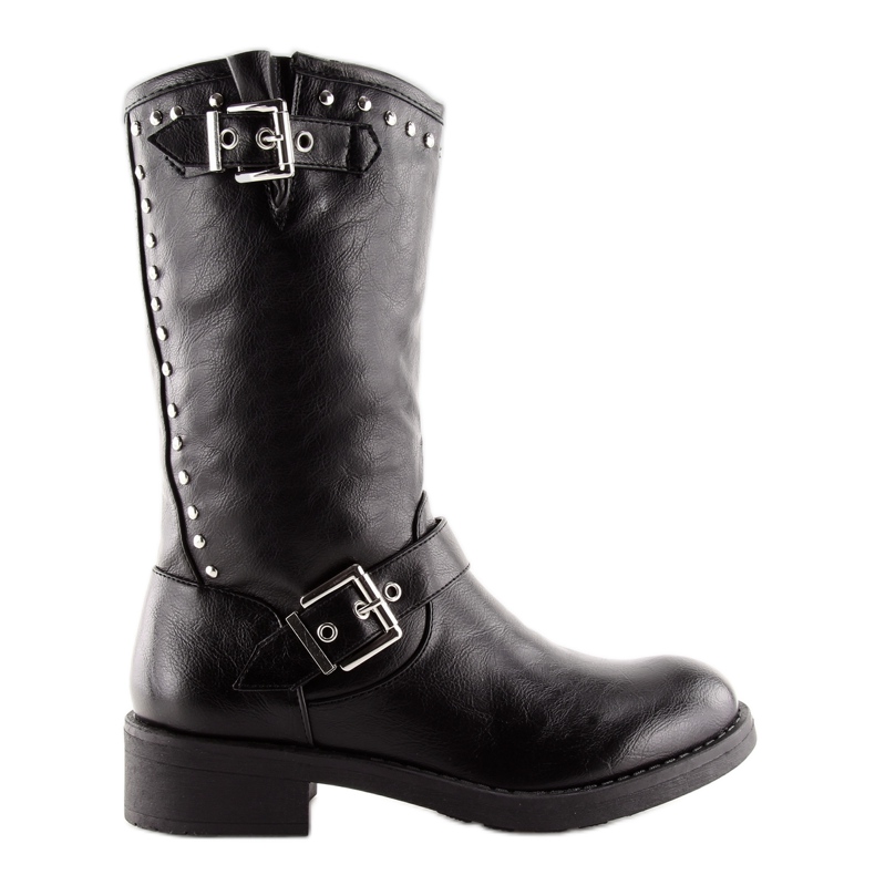 Bottes noires pour femmes 7317-PG Noir le noir Bottes noires pour femmes 7317-PG Noir le noir