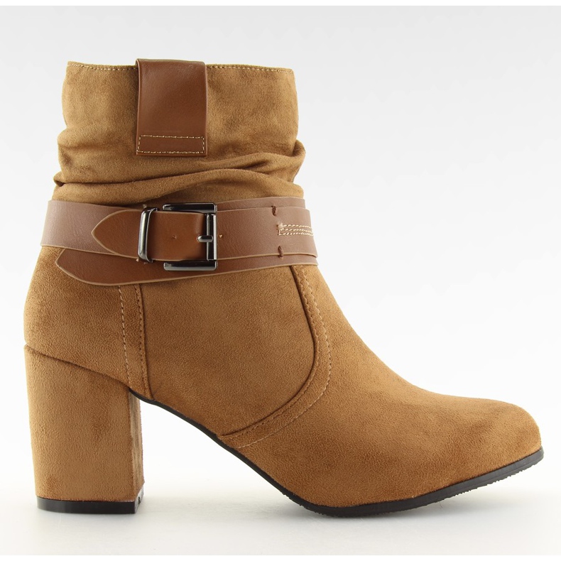 Camel 99-129 Bottines à talon camel brun