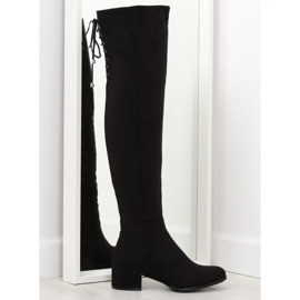 Bottines noires à talons BH129-HB le noir