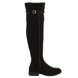 Bottes noires, BH136-HB Noir le noir