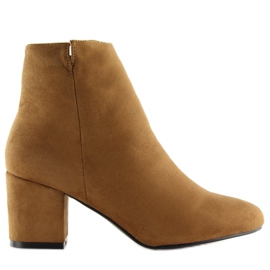 Camel 3126 Bottines à talon camel brun multicolore