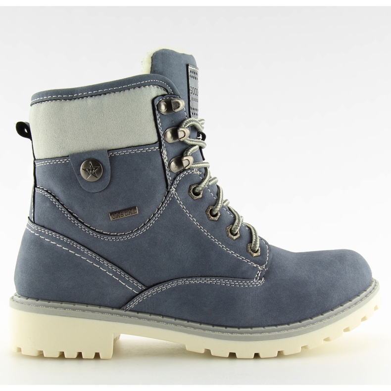 Bûches de bois isolées bleues GD-TL01 bleu