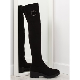 Noir Cuissardes femme NC712 noir le noir