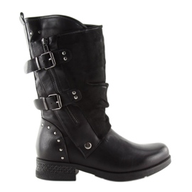 Bottes militaires noires GD-ZN78 Noir le noir