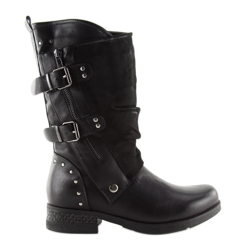 Bottes militaires noires GD-ZN78 Noir le noir