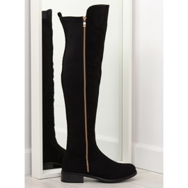 Cuisses à dessus élastique noir le noir