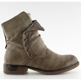 Boots femme kaki JA3153 kaki