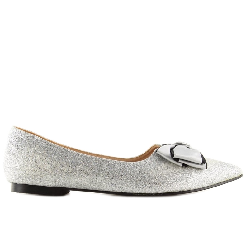 Ballerines argent brillant LT101 Argent gris